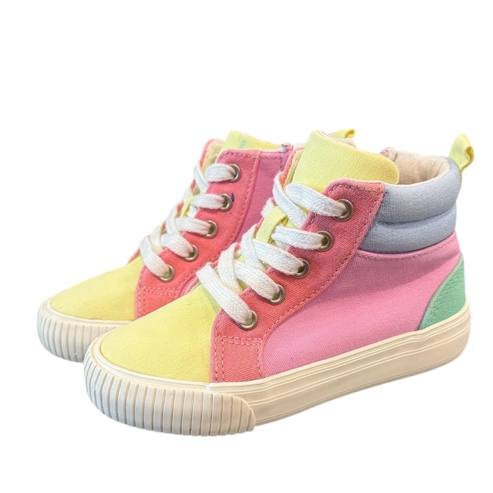 Cat & Jack Multicolor Kids High-Top Sneakers Size 9